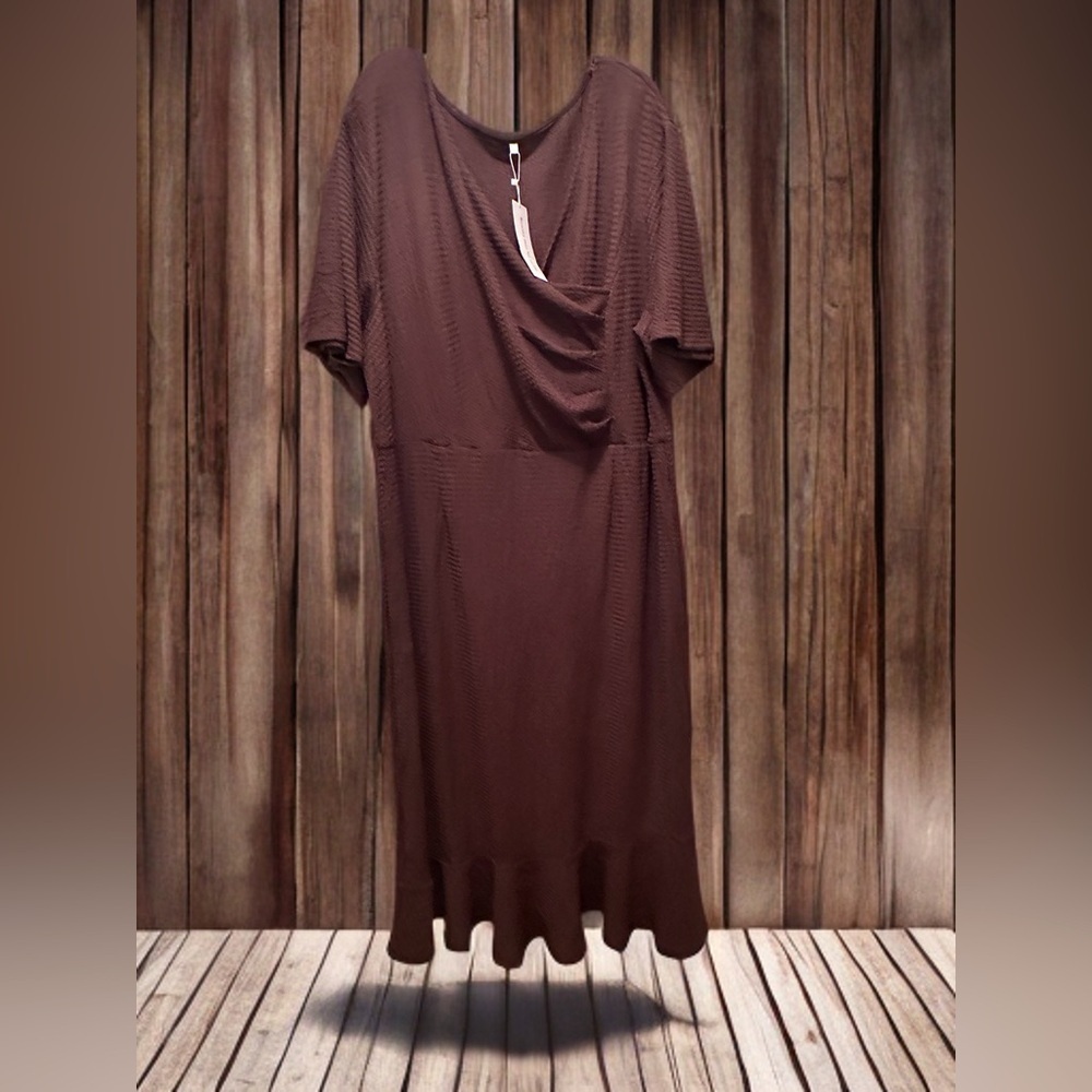 NWT Women’s Plus Sized Modest Ruched BodyCon Mermaid Cocktail Dress Size 6XL